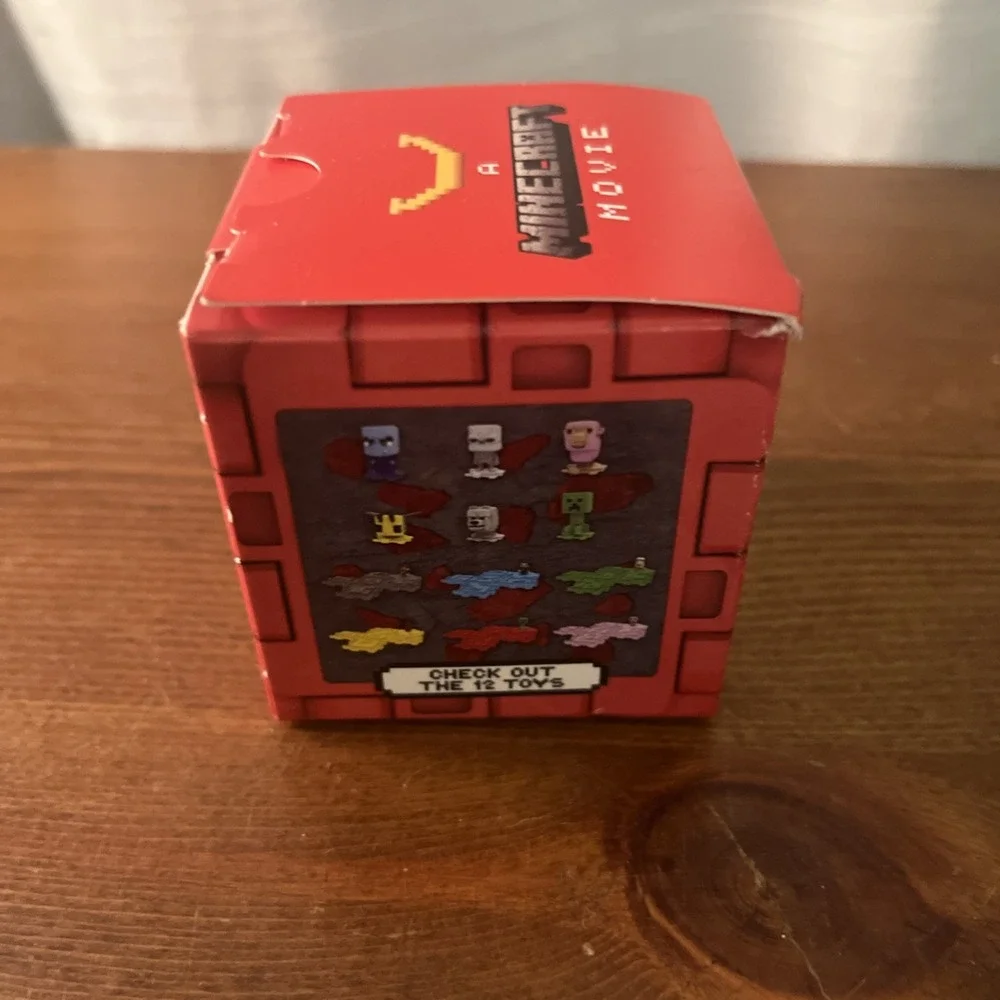 2025 McDonald's Minecraft‎ Happy Meal Toy #9 Redstone Block & Creeper